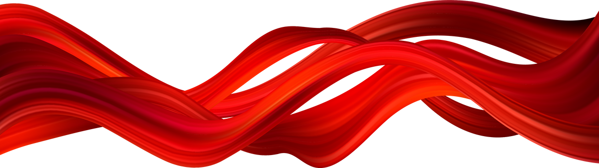 Red Waves Illustration